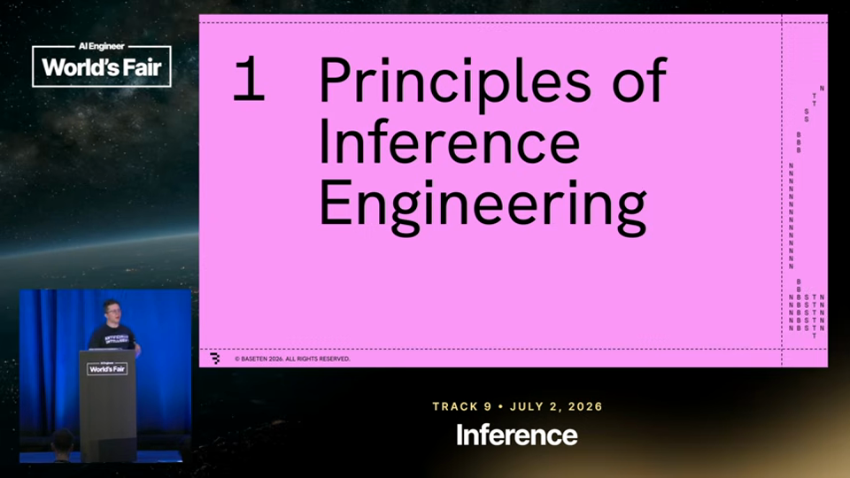 Philip Kiely slide · What's New in Inference Engineering — Philip Kiely, Baseten 2:28