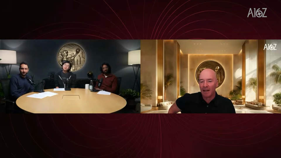 Rayan Krishnan 발표 화면 · Inside the Race to Measure Frontier Intelligence 5분 58초