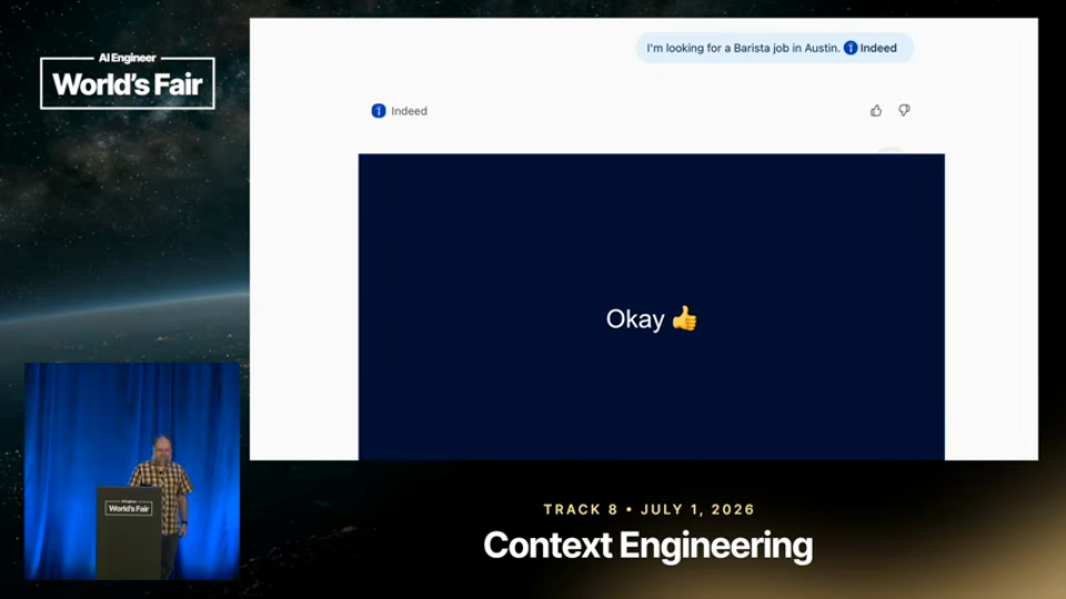 Dustin Mihalik slide · MCP Apps: Give the Model Data, Give the User a UI — Dustin M 3:59